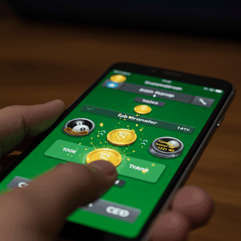 Cara Transfer Coin 8 Ball Pool