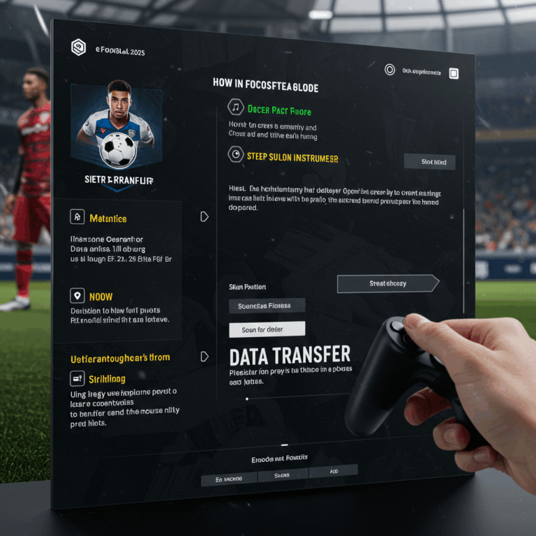 Cara Transfer Data Efootball 2025