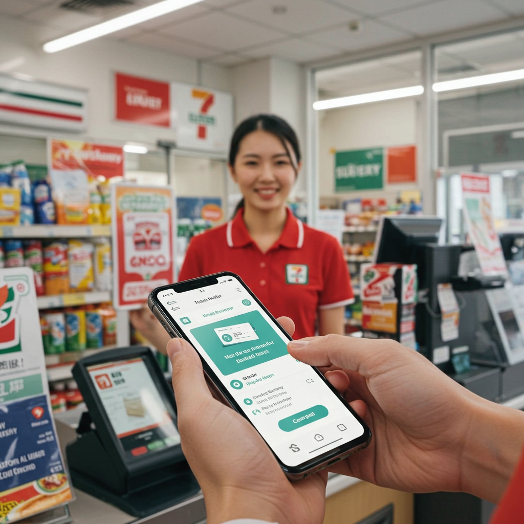 Cara Transfer Duit Di 7 Eleven