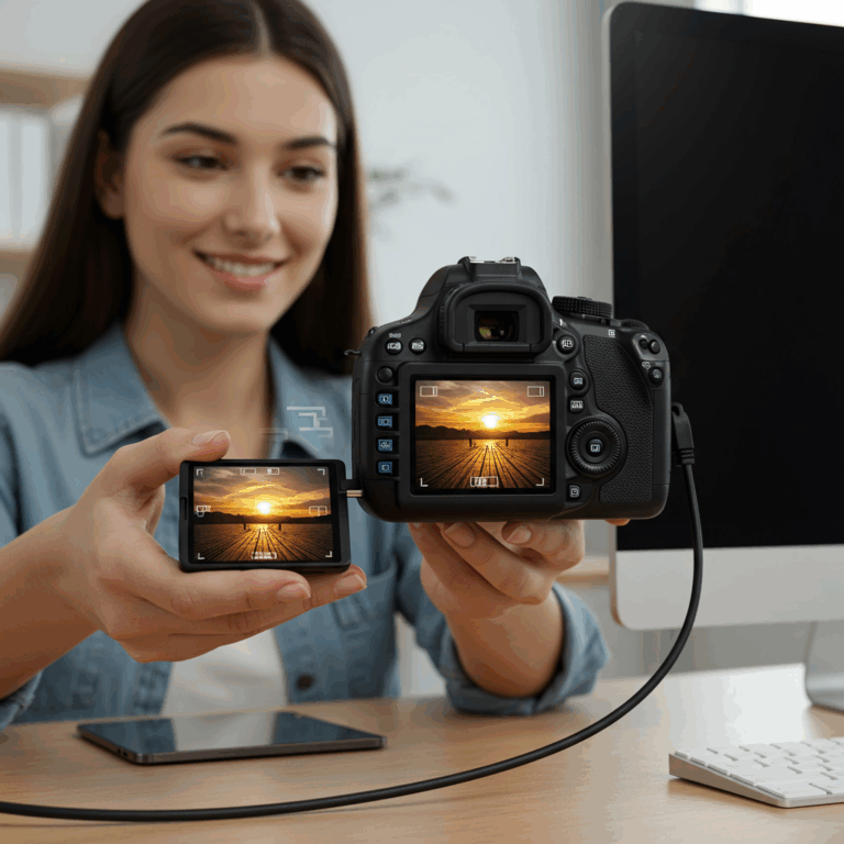 Cara Transfer Foto Canon 700d