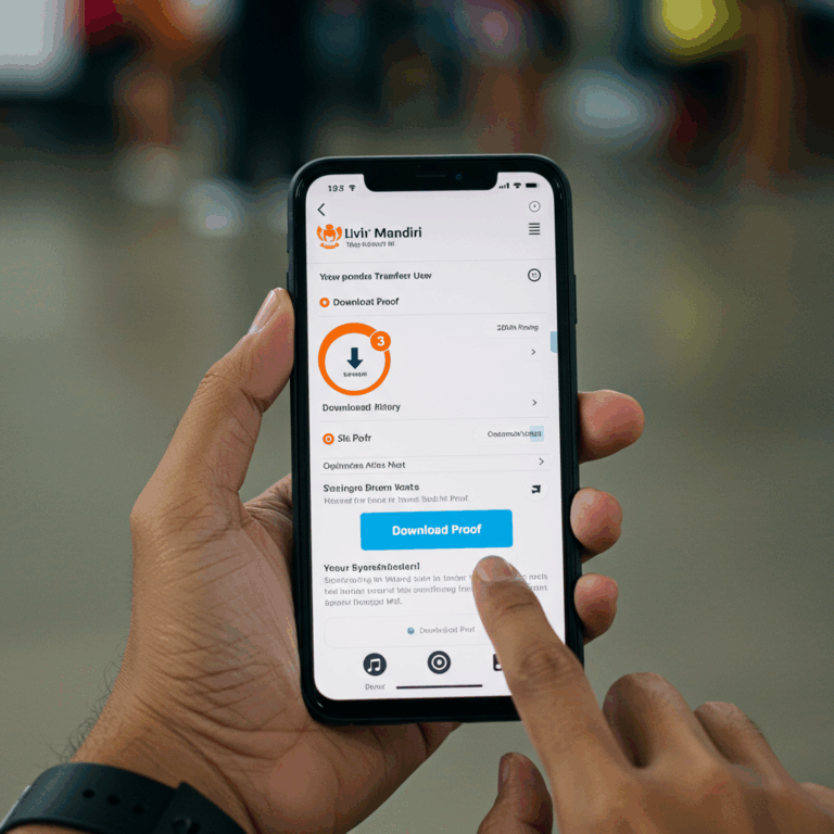 Cara Download Bukti Transfer Livin Mandiri