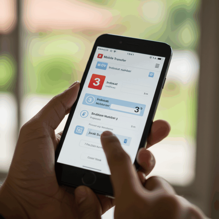 Cara Transfer 3 Ke Indosat