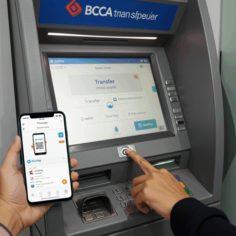 Cara Transfer Atm Bca Ke Gopay