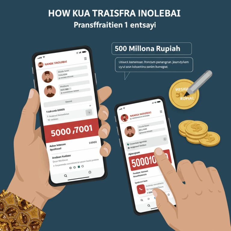Cara Transfer 500 Juta