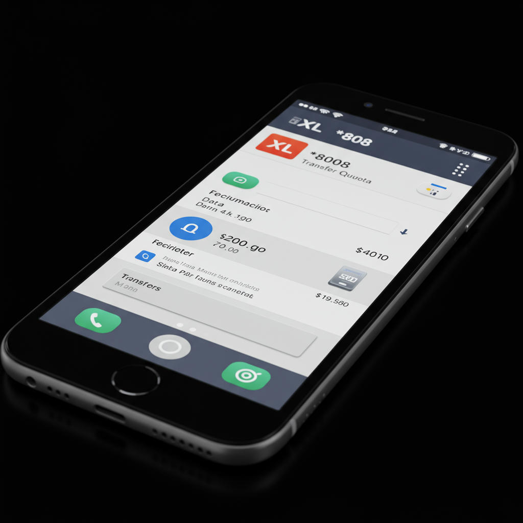 Cara Transfer Kuota Xl 808