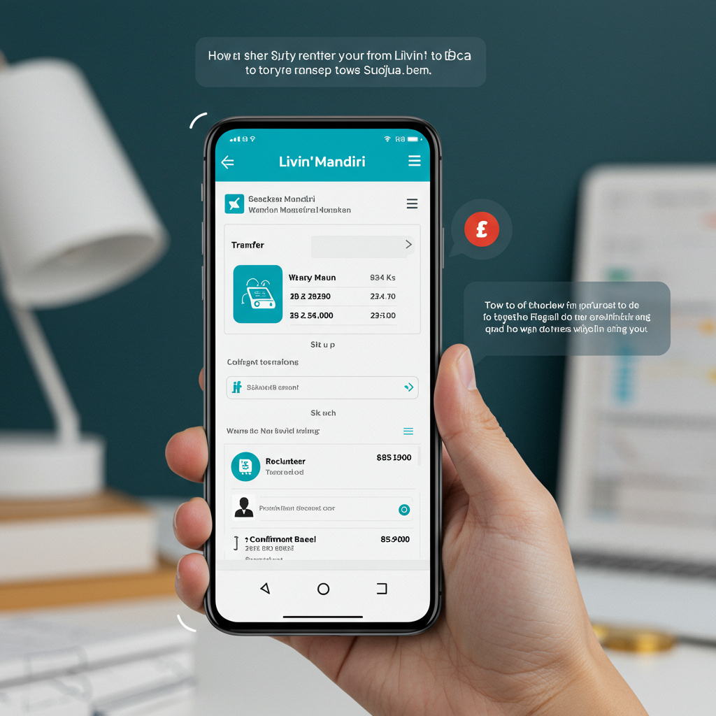 Cara Transfer Livin Mandiri Ke