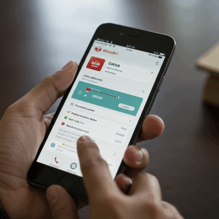 Cara Transfer M-banking Mandiri Ke Dana