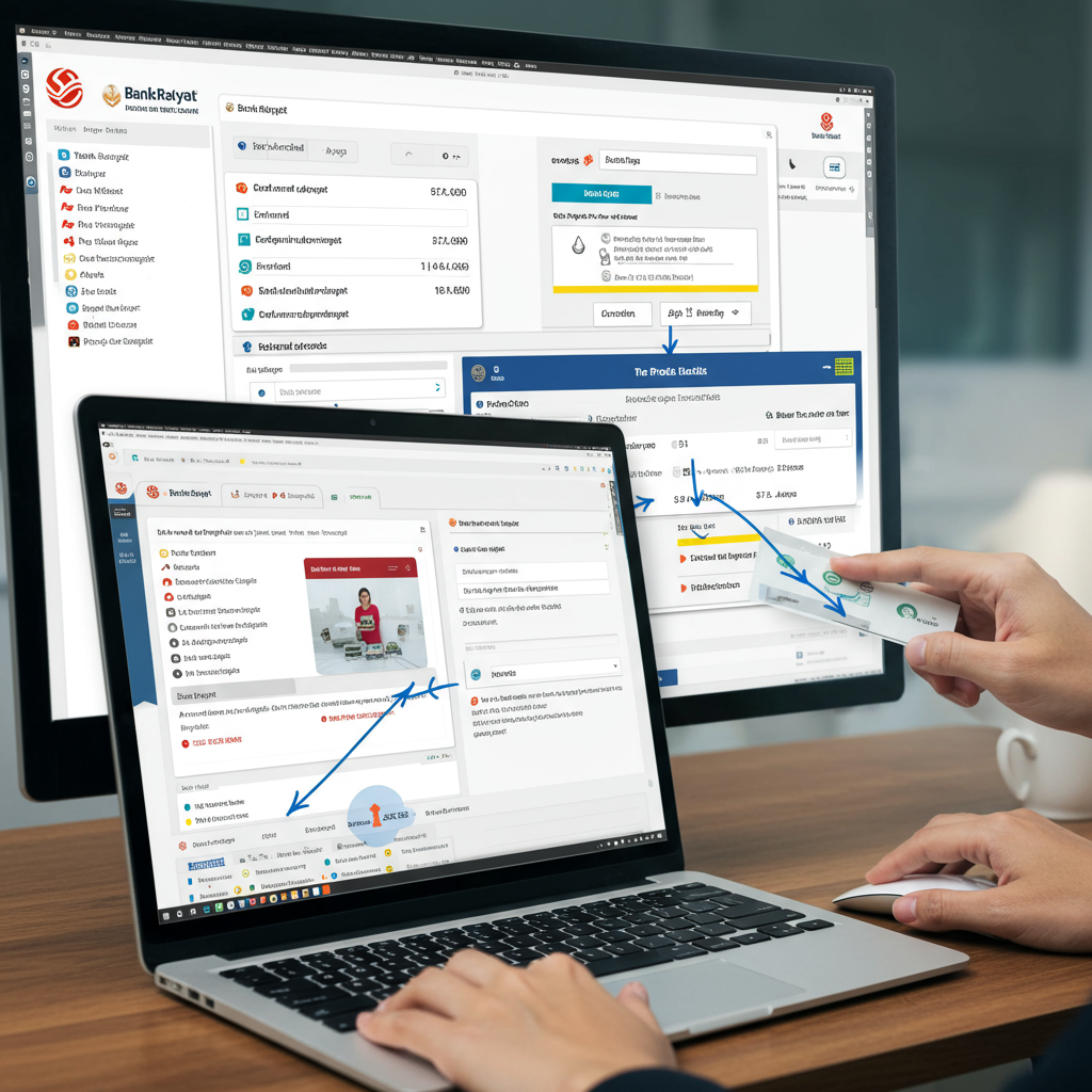 Cara Transfer Online Bank Raky