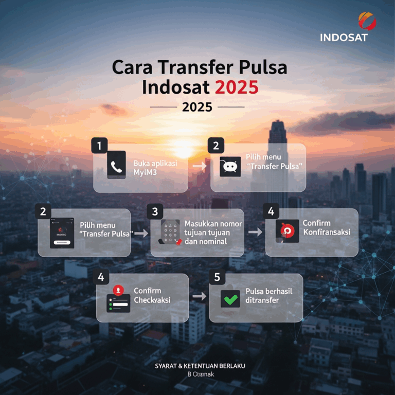 Cara Transfer Pulsa Indosat 2025