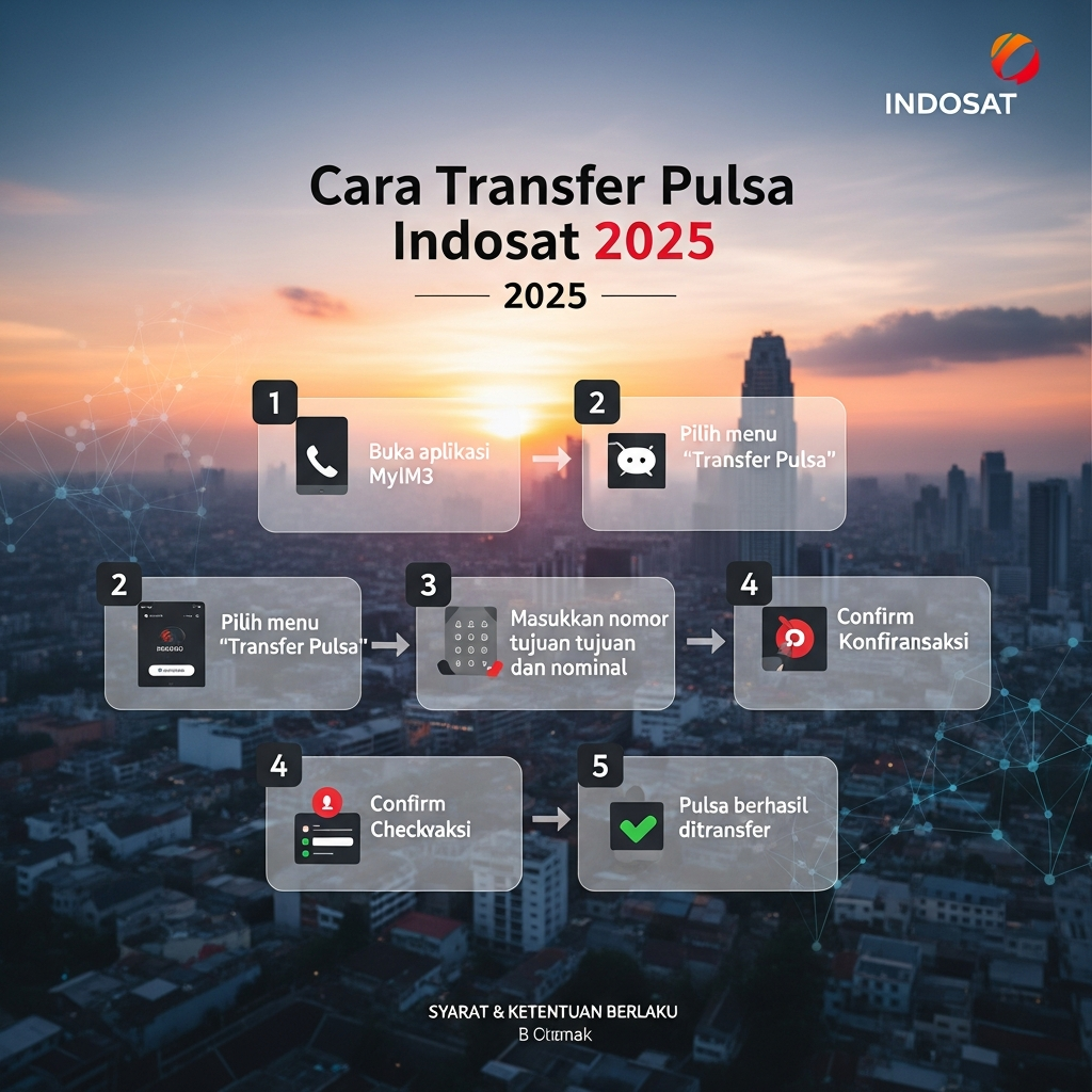 Cara Transfer Pulsa Indosat 20
