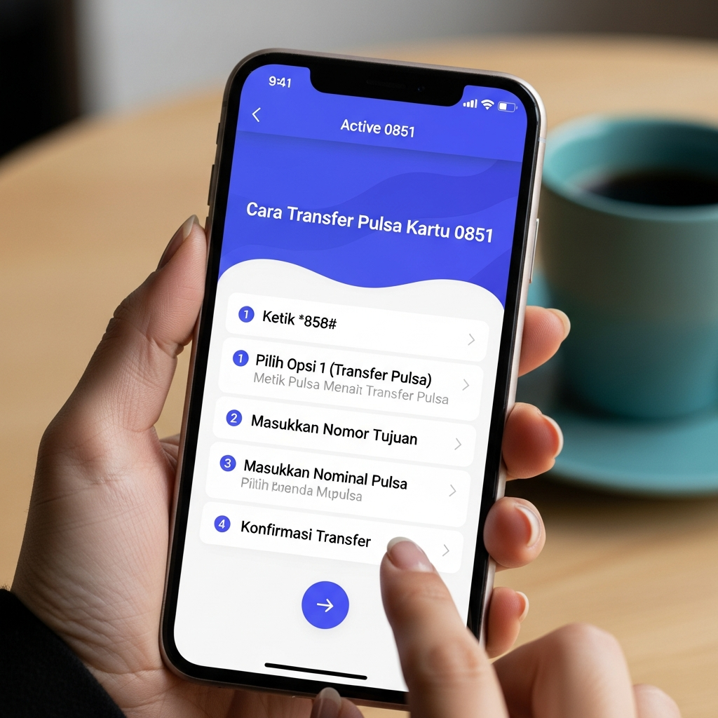 Cara Transfer Pulsa Kartu 0851