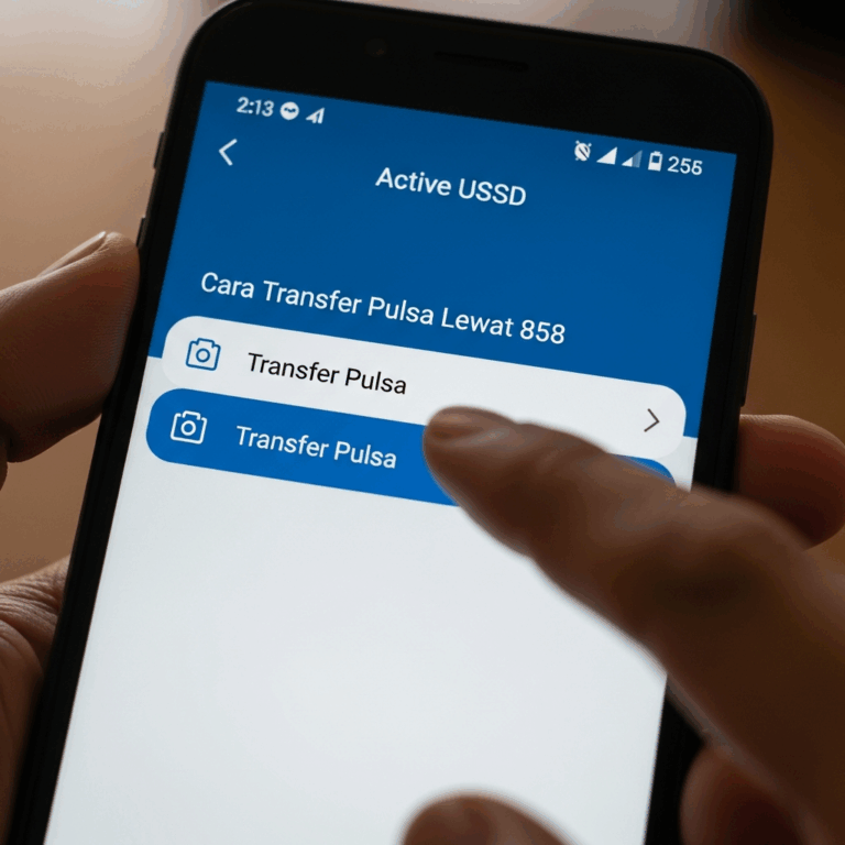 Cara Transfer Pulsa Lewat 858