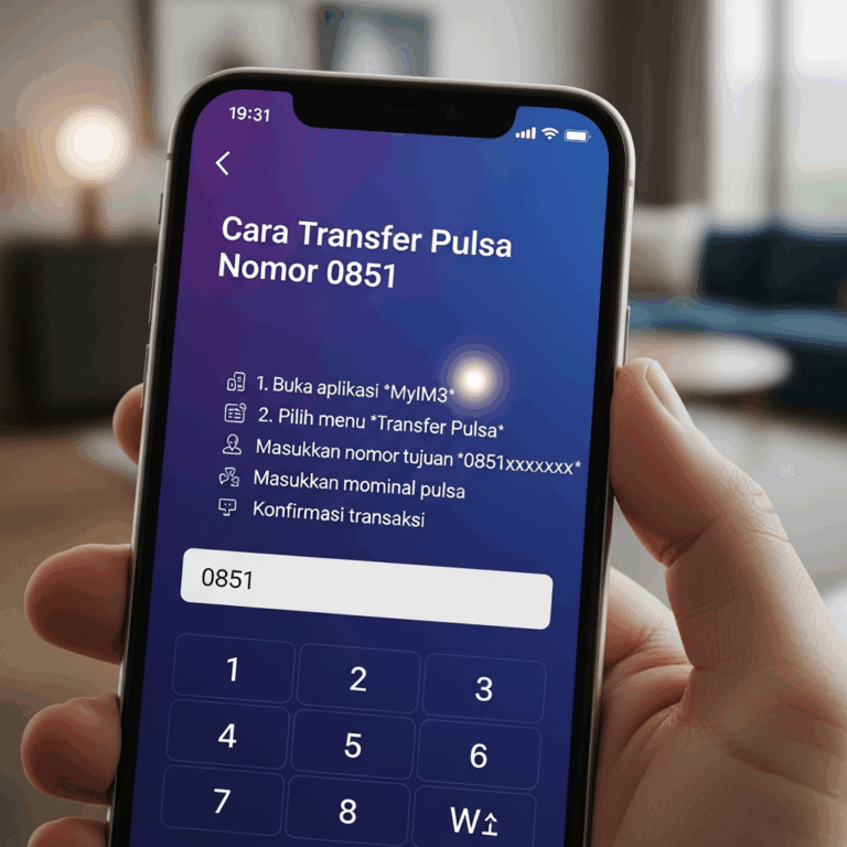 Cara Transfer Pulsa Nomor 0851