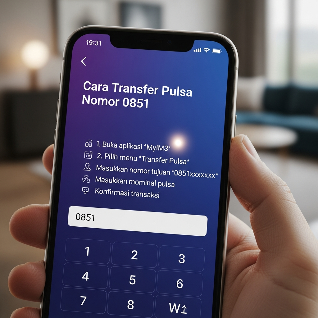 Cara Transfer Pulsa Nomor 0851