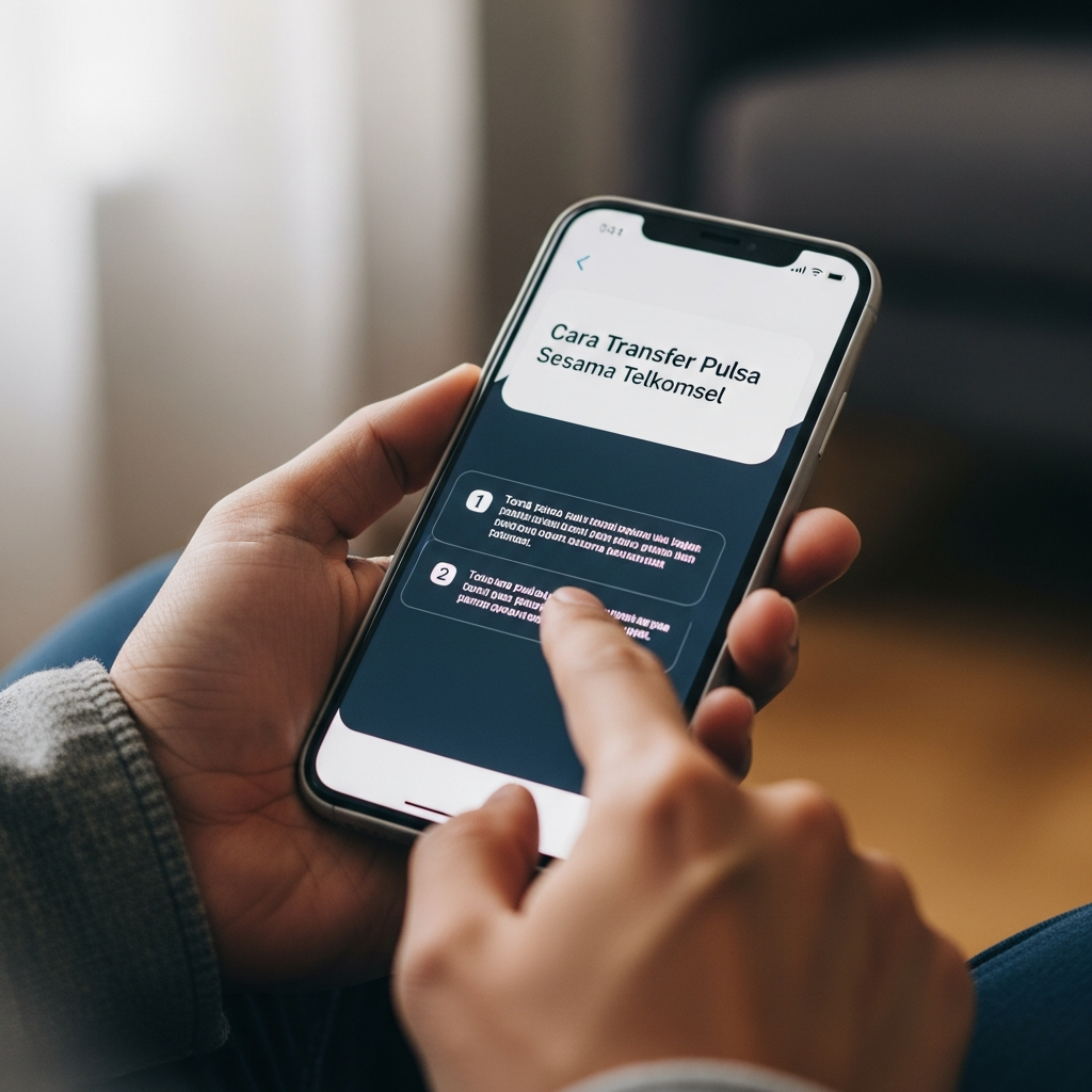 Cara Transfer Pulsa Sesama Tel