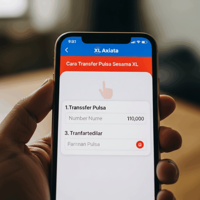 Cara Transfer Pulsa Sesama Xl
