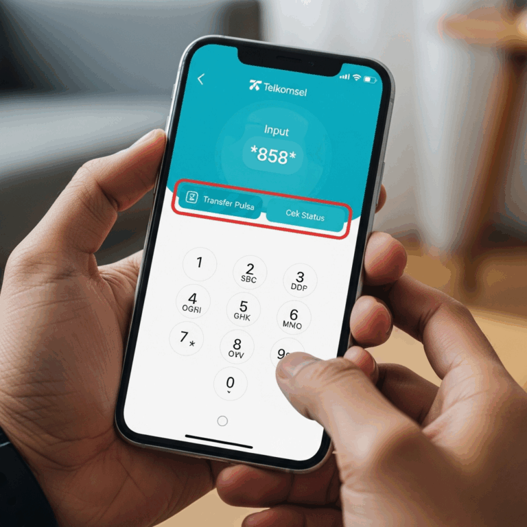 Cara Transfer Pulsa Telkomsel * 858 * Manual