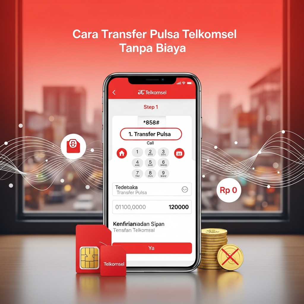 Cara Transfer Pulsa Telkomsel 6