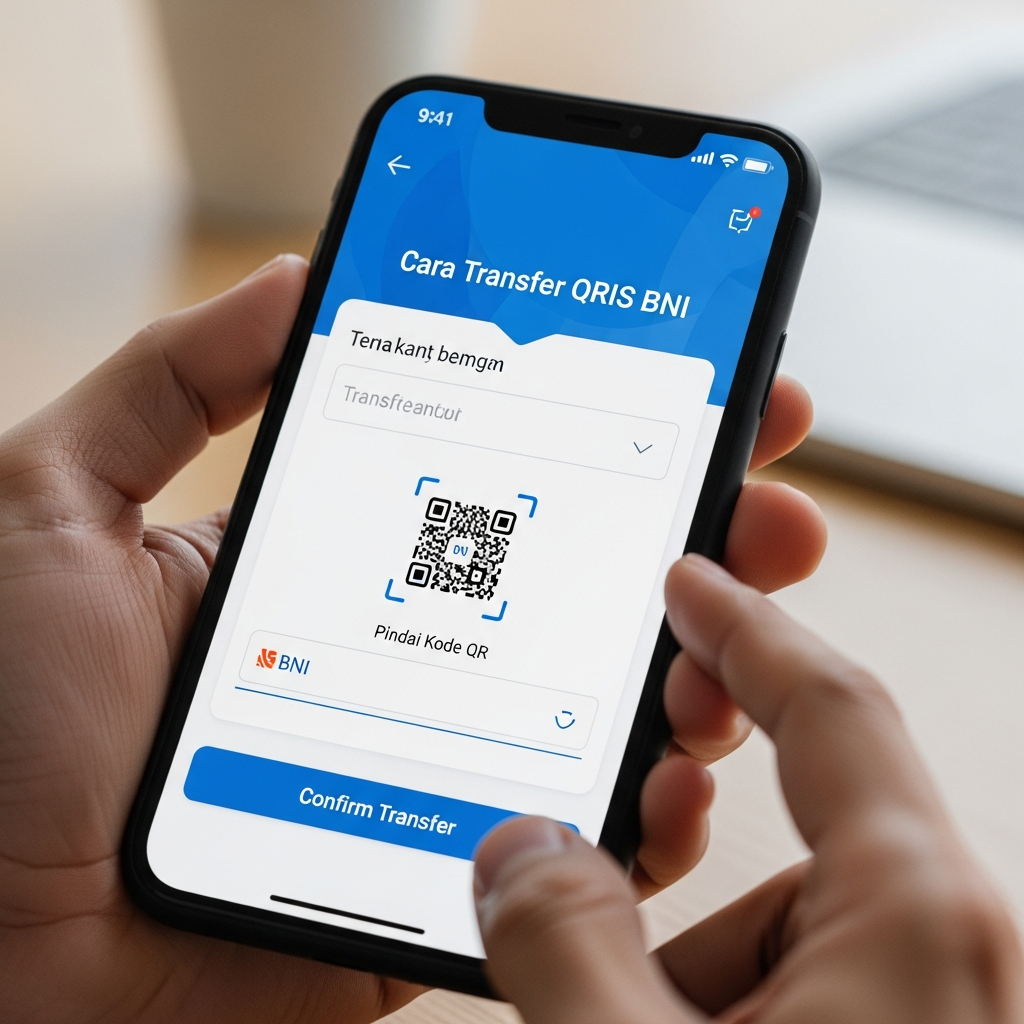 Cara Transfer Qris Bni
