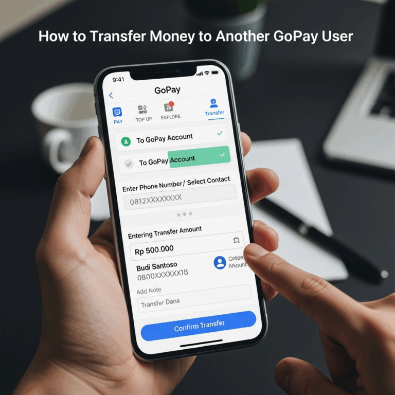 Cara Transfer Sesama Gopay
