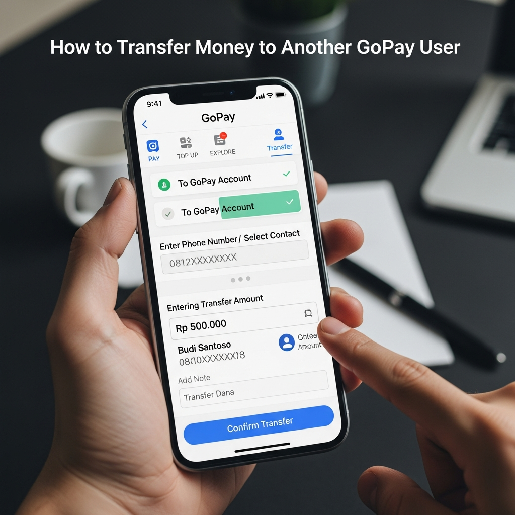 Cara Transfer Sesama Gopay