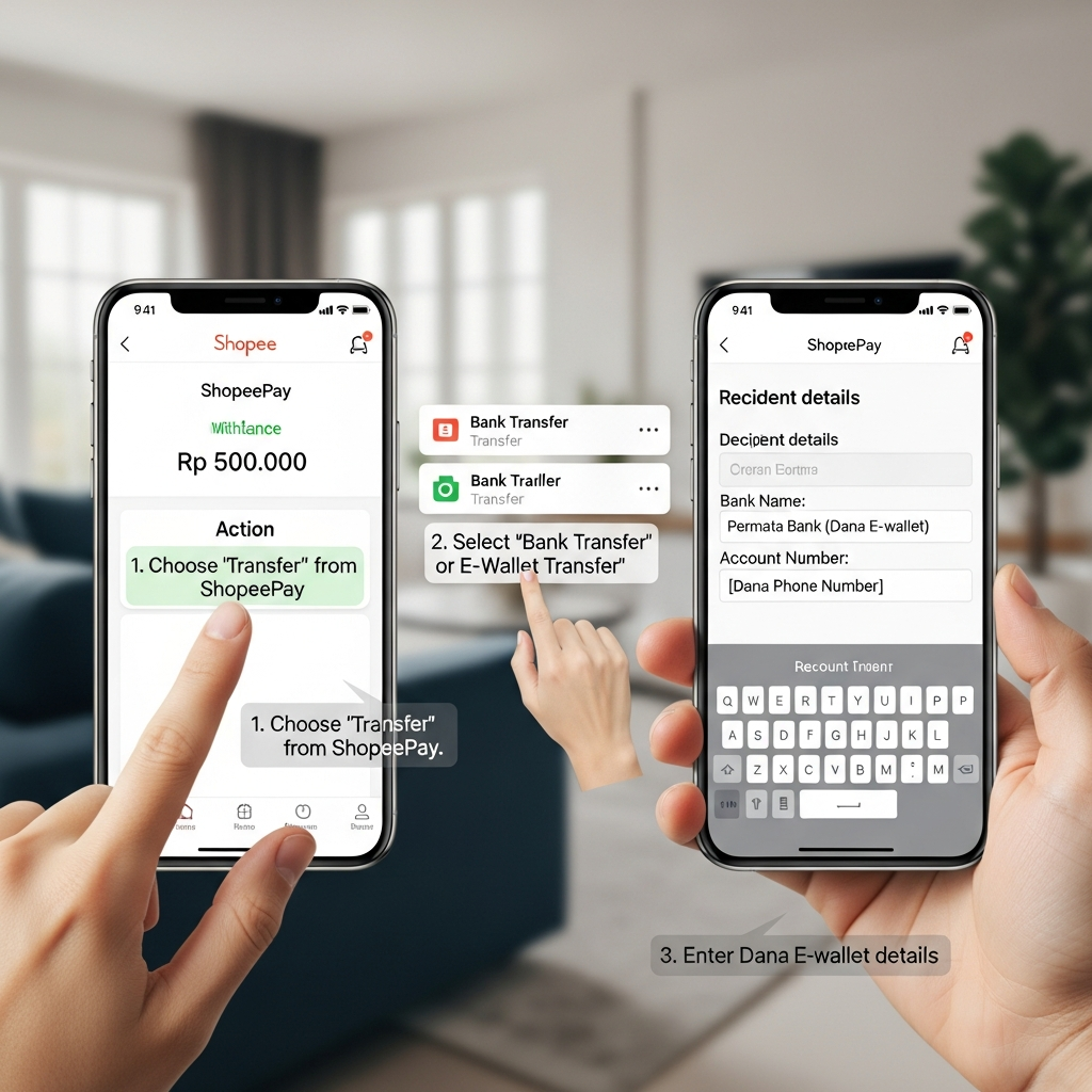 Cara Transfer Shopeepay Ke Dan