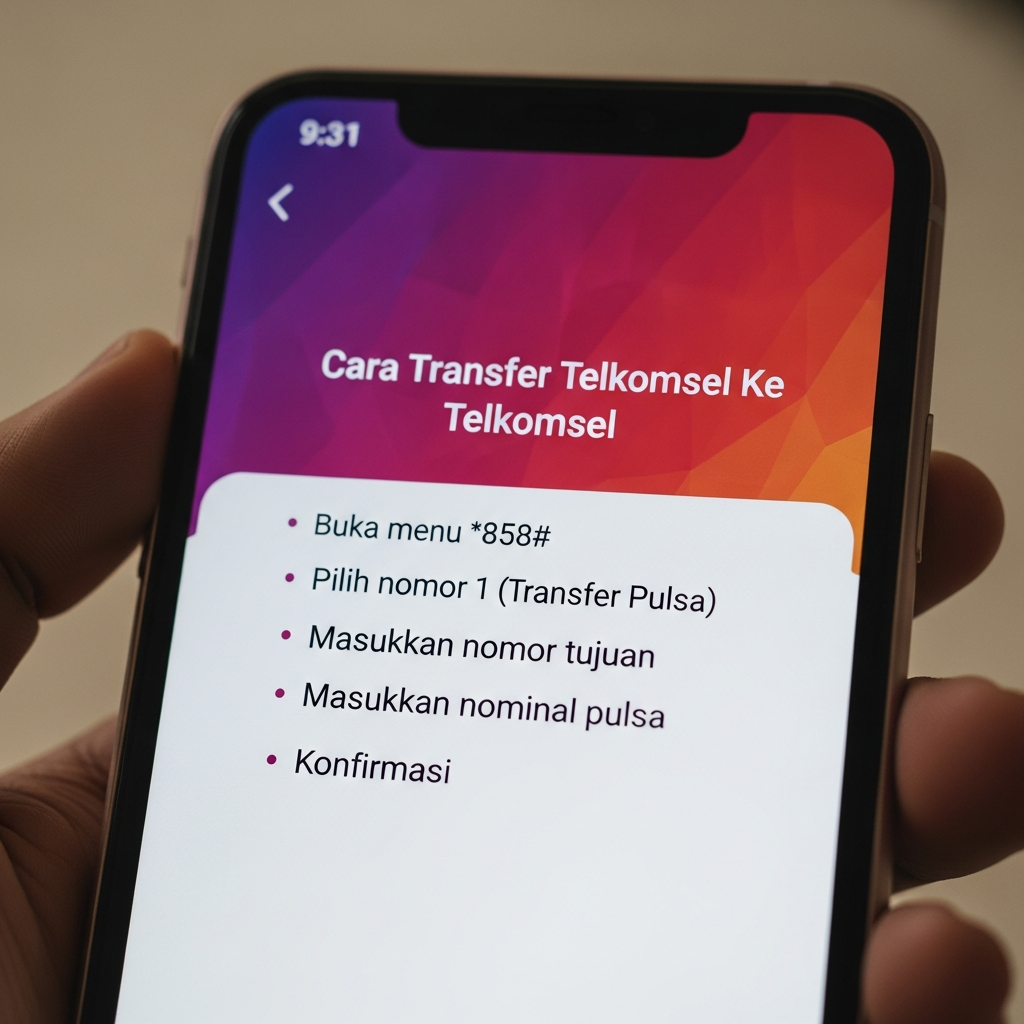 Cara Transfer Telkomsel Ke Tel