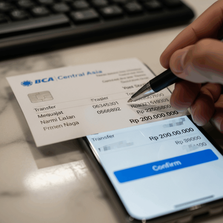 Cara Transfer Uang 200 Juta Bca