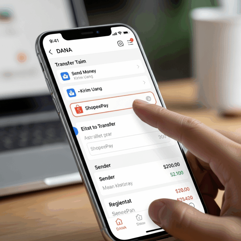 Cara Transfer Uang Dari Dana Ke Shopeepay