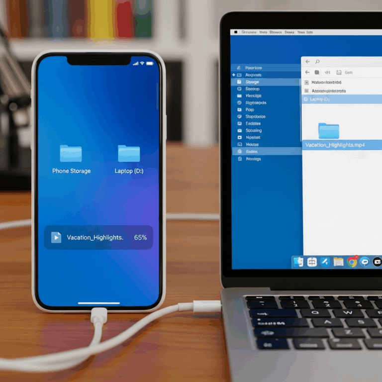 Cara Transfer Video Dari Hp Ke Laptop